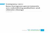 Company cars: how European governments are subsidising ... · those cars into the wider European car stock . The key driver of vehicle choice in the company car market is vehicle