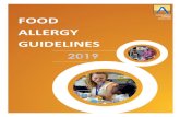 FOOD ALLERGY GUIDELINES - Arlington Public Schools · A. Food Allergy Basics and Statistics A food allergy is an abnormal response to a food, tri ggered by the body’s immune system.