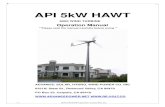 API 5kW HAWT - 45.79.216.17545.79.216.175/advancepower/pdf/5KW_API_HAWT_operation_manual_2011.pdf5.2.7. Always hook up battery bank to controller first. Or grid tie inverter to controller,