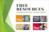 FREE RESOURCES - ReminderMedia€¦ · corporate employees, managers and young professionals on the power of grateful living in the workplace. It is our mission and vision to create