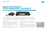 MOTOTRBO XiR M8600 i SERIES - 2 way radio Bali_DS_0116_A4_APME.pdf · complex communications, and data capabilities support advanced applications. Featuring a high power audio amplifier,
