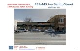 Investment Opportunity 435-443 San Benito Street 100% Leased Retail Building Hollister… · 2018. 11. 16. · Hollister, CA Investment Opportunity 100% Leased Retail Building 1 Maxima