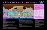 The Roman Catholic Community of SAINT PASCHAL BAYLON · 09.08.2020  · Helen Hrvatin (Happy 90th Birthday) • Thursday, August 13, 2020, WEEKDAY (Ez 12:1-12; Ps 78:56-59, 61-62;