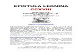 1 EPISTULA LEONINA CCXVIII - Alcuinusephemeris.alcuinus.net/leonina/EL 218.pdf · utendum est illos discipulos docenti. Hic liber inscribitur “Prima nova”, editus est a.2011 in