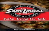Sam LouiesPizza · Roma Tomato Spinach Basil *Items contain gluten CUSTOM TOPPINGS HAND TOSSED NEW YORK STYLE PIZZA ABOUT OUR Gluten-Free OPTIONS: These menu items are either Gluten-Free