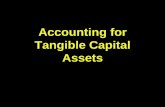 Accounting for Tangible Capital Assets · Tangible Capital Assets 2006 • Budgeting will have to include as now data on: – Cash requirements for operations – Cash requirements