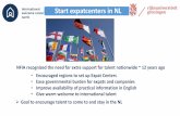 Start expatcenters in NL 1c_Yvonne Jordens en Michi… · NFIA recognized the need for extra support for talent nationwide ~ 12 years ago Start expatcenters in NL • Encouraged regions