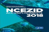 NCEZID Accomplishments 2018 · 2019. 2. 26. · NCEZID. ACCOMPLISHMENTS. CDC works 24/7 to protect . 2O18. America from . health, safety, and . security threats, both foreign and