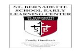 ST. BERNADETTE SCHOOL EARLY LEARNING CENTERstbernadettesea.org/wp-content/uploads/2019/08/St...1. St. Bernadette Early Learning Center exists primarily to educate those Parish children