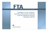 Changes to the Uniform System of Accounts (USOA) and the ......Extraordinary and Special Items This object class is used to report funds received that are associated with extraordinary