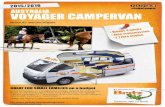 AUSTRALIA VOYAGER CAMPERVAN · VOYAGER CAMPERVAN AUSTRALIA PRODUCT SPECIFICATIONS GREAT FOR SMALL FAMILIES on a budget Great for families on a budget and couples looking for extra