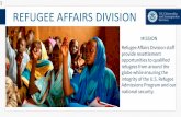 REFUGEE AFFAIRS DIVISION - Homepage | USCIS...FY 2014 67,870 69,987 FY 2015 66,652 69,931 FY 2016 120,831 84,995 FY 2017 46,097 53,716 FY 2018 26,170 22,491 FY 2018 Accomplishments