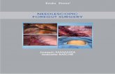 NEEDLESCOPIC FOREGUT SURGERY€¦ · complications of GERD, surgery is a real and viable alternative. Since the first description of a laparoscopic Nissen fundoplication in 1991,