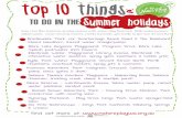 Nature Play WA - Nature Play WA · things. top 10 dtürø holidays TO DO IN THE Stay cool this Summer at play spaces with water play features! With water pumps, splash pads, water