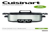 MSC600 Series IB-11027(0.0) · pheasant, duck thighs and legs Suggested Cuts of Meat for Slow Cooking SETTING GUIDELINES RECIPES TEMP TIMER High Use this setting when you don’t