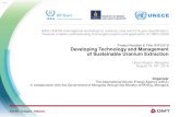 IAEA-UNECE Interregional workshop on uranium, coal and oil & … · 2016. 8. 25. · Total identified uranium resources (measured + indicated + inferred) as of Jan. 2013: 5,902,900