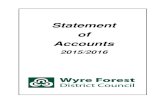 Statement of Accounts · statement of accounts 2015/16 contents narrative report 2 - 15 statement of responsibilities for the statement of accounts 16 annual governance statement