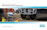 Atlas Copco double drum roller More power, smarter engineeringAll Atlas Copco compaction equipment is based on Dynapac Technology. This marque of excellence provides exceptional end