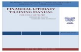 FINANCIAL LITERACY TRAINING MANUAL - WordPress.com · NACCUG Financial Literacy Training Module e 4 answer session as appropriate. In some of the sessions assessment questions are