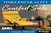 TIMELESS QUALITY Comfor tSale - Berkowitz Furniture€¦ · Chair & Ottoman Choice of 6 Top Grain Prime Leathers, Latte, White, Grey, Fango, Black, Stone. *Conditions apply. Standard