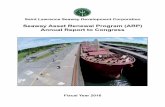 Seaway Asset Renewal Program (ARP) Annual Report to Congress · FY 2016 ARP Project Updates ... in recent budget request submissions, ... in annual transportation cost savings compared