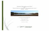 HabitatManagement Plan for ThreeRivers Wildlife ...Mar 12, 2018  · for migratory waterfowl and shorebirds, a host of breeding grassland species, and breeding amphibian species. The