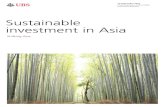 Sustainable investment in Asia - UBS...Shifting Asia: Sustainable investment in Asia – September 2019 7 Introduction – Asia embraces sustainable investing In Asia, sustainable