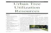 Urban Tree Utilization Resources · WERC is a U.S. Forest Service facility that contains ofﬁces, training facilities, and a rough mill. WERC’S MISSION is to foster interaction