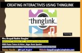 CREATING INTERACTIVES USING THINGLINK · Thinglink deeply integrates with your various tools like Microsoft Teams, Via links to any LMS —to fit to how you teach. Save time, and