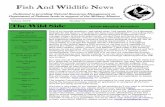 Fish And Wildlife News - NATIONAL MILITARY FISH & WILDLIFE ... · One of my favorite questions I get asked when I tell people that I’m a terrestrial ... Please help the organization