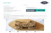 Seed Bar · 2019. 9. 12. · Seed Bar SERVES 4 Ingredients ¼ cup (60mL) coconut oil 1 tbsp cacao powder 2 tsp pure maple syrup 1 tsp vanilla essence Pinch of salt ½ cup (60g) slivered