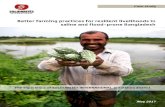 Better farming practices for resilient livelihoods in saline and flood-prone Bangladesh · 2019. 6. 21. · main economic activity in Bangladesh, providing employment to over 45%