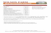 2018 Fall Fundraiser Price List - Wilson Farm Order Form 2018.pdf · Apple Cranberry Southern Pecan (Thaw & Serve) Strawberry Rhubarb Boston Cream Pie (Thaw & Serve) Chocolate Cream