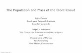 The Population and Mass of the Oort Cloudlal.univ-lille1.fr/talks-oortws2011/LD.pdf · The Population and Mass of the Oort Cloud Luke Dones Southwest Research Institute Boulder, Colorado