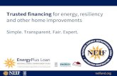 Trusted financing for energy, resiliency and other home improvements · 2020. 6. 7. · • Today’s energy, resiliency and other home improvements can approach the cost of a car