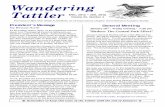 Wandering Tattler - Sea and Sage Audubon Society · 2017. 9. 2. · that the National Audubon Society has been working for many years to preserve several areas in the National Petroleum