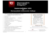 Internships 101 - Normandale Community College 101 Packet 7.28.pdf · resume and a list of references, Copies of letter (s) of recommendation, licenses, transcripts, etc. and Portfolio
