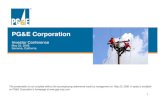 PG&E Corporation - Pacific Gas and Electric CompanyPacific Gas and Electric Company’s (Utility) capital expenditures, rate base and rate base growth. These statements are based on