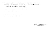 AEP Texas North · TNC AEP Texas North Company, an AEP electric utility subsidiary. Utility Money Pool AEP System’s Utility Money Pool. TNC-1 INDEPENDENT AUDITORS' REPORT To the