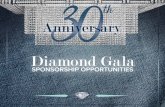 Diamond Gala · sponsorship, co-sponsorship or group sponsorship in support of the KCS Student Entrepreneurship Program. As an alternative to cash sponsorship, if your company has