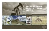 Rocky Mountain Oilfield Testing Center RMOTC at the Naval ... · RMOTC The Rocky Mountain Oilfield Testing Center (RMOTC), is an operating oil field focusing on environmentally-balanced