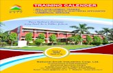 TRAINING CALENDER · TRAINING CALENDER National Small Industries Corp. Ltd. (A Government of India Enterprise) Technical Services Centre D-82/83, Focal Point, Rajpura (Punjab) Ph.: