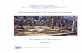 Australian Alps Recreation Plan...planning area, the project was required to utilise a model developed for recreation planning in the Australian Alps, and to recommend adaptations