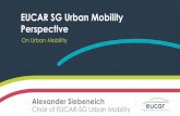 EUCAR SG Urban Mobility Perspective - Polis Network · European competitiveness. New solutions should be developed, tested and deployed in Europe while keeping their export potential