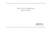 Service Quotas - User Guide · the AWS Command Line Interface User Guide. For information about installing and using the Tools for Windows PowerShell, see the AWS Tools for Windows