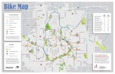 Bike Map - Downtown Sioux Falls · PDF file BICYCLE TRAIL LOCATIONS DISTANCE FALLS PARK Falls Park to 10th St. .89 .89 10th St. to Cliff Bridge .63 1.52 Cliff Bridge to 18th St. Bridge