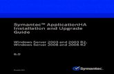 Symantec™ ApplicationHA Installation and Upgrade Guide...6.0 November 2015. Symantec™ ApplicationHA Installation and Upgrade ... Upgrading the ApplicationHA guest components using