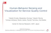 Human-Behavior Sensing and Visualization for Service ...seam.pj.aist.go.jp/Demonstrations/2012/CSCW2012WG9slides-kurat… · Surveillance camera/ RGB-D sensor ID-LED ID Video/ Depth