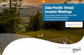 Asia-Pacific Virtual Investor Meetings...Micheal Dunn, Chief Operating Officer John Chandler, Chief Financial Officer. Committed to being the leader in providing ... Note: This slide