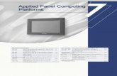 Applied Panel Computing Platforms - Construmática.com€¦ · Advantech’s Applied Panel Computing Platforms serve as ﬂexible and reliable computing platforms and integrated systems